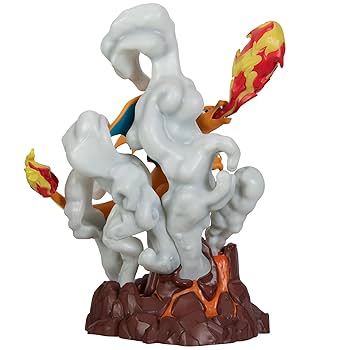 【豪華】リザードン＆炎ポケモンフィギュアコレクションLEDライト付きディスプレイ ポケットモンスター 光る ポケモンコレクション リザードン 新品